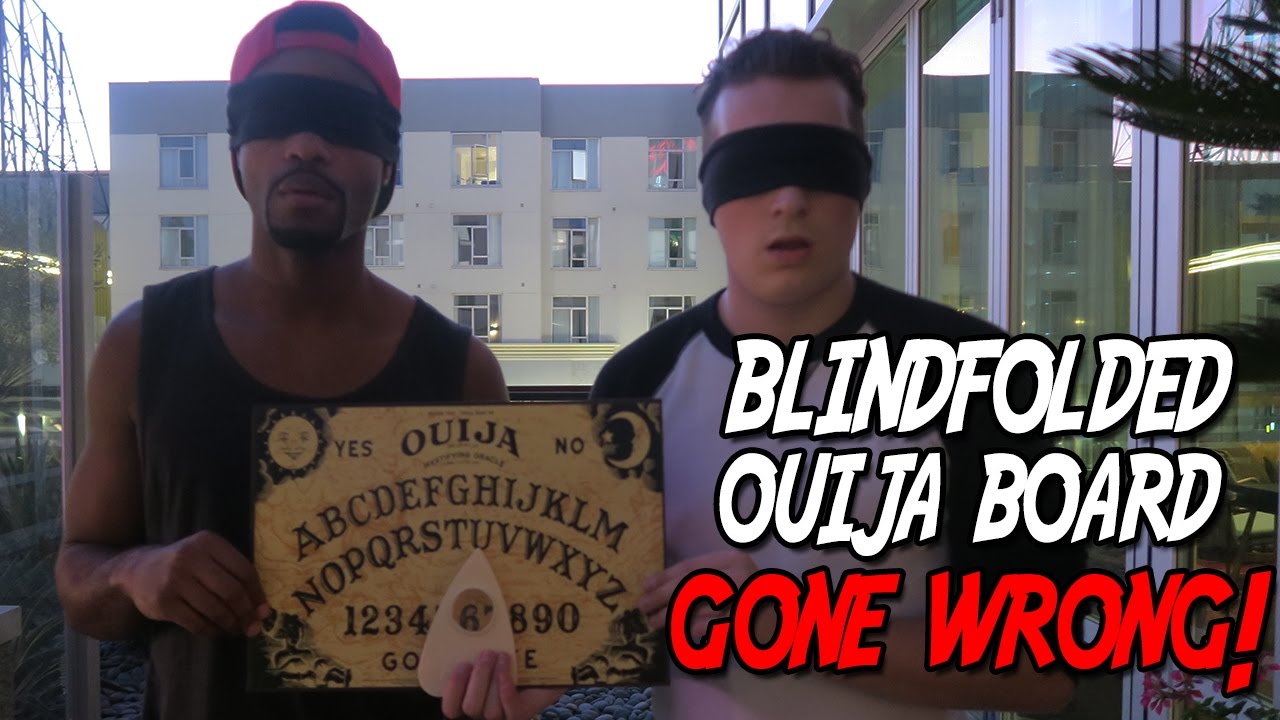 OUIJA BOARD CHALLENGE *BLINDFOLDED* - GONE WRONG!