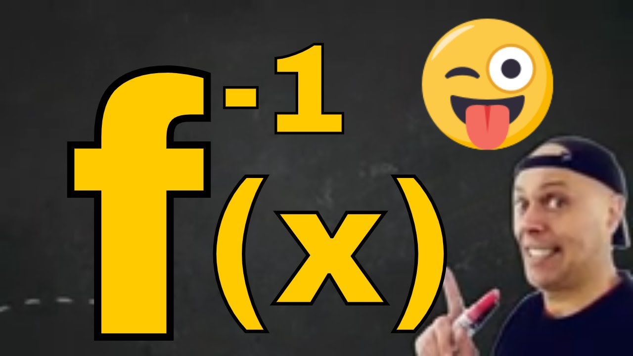 HALLAR LA INVERSA DE UNA FUNCIÓN  🚀 😍🚀   ( CONCEPTO Y CÁLCULO )