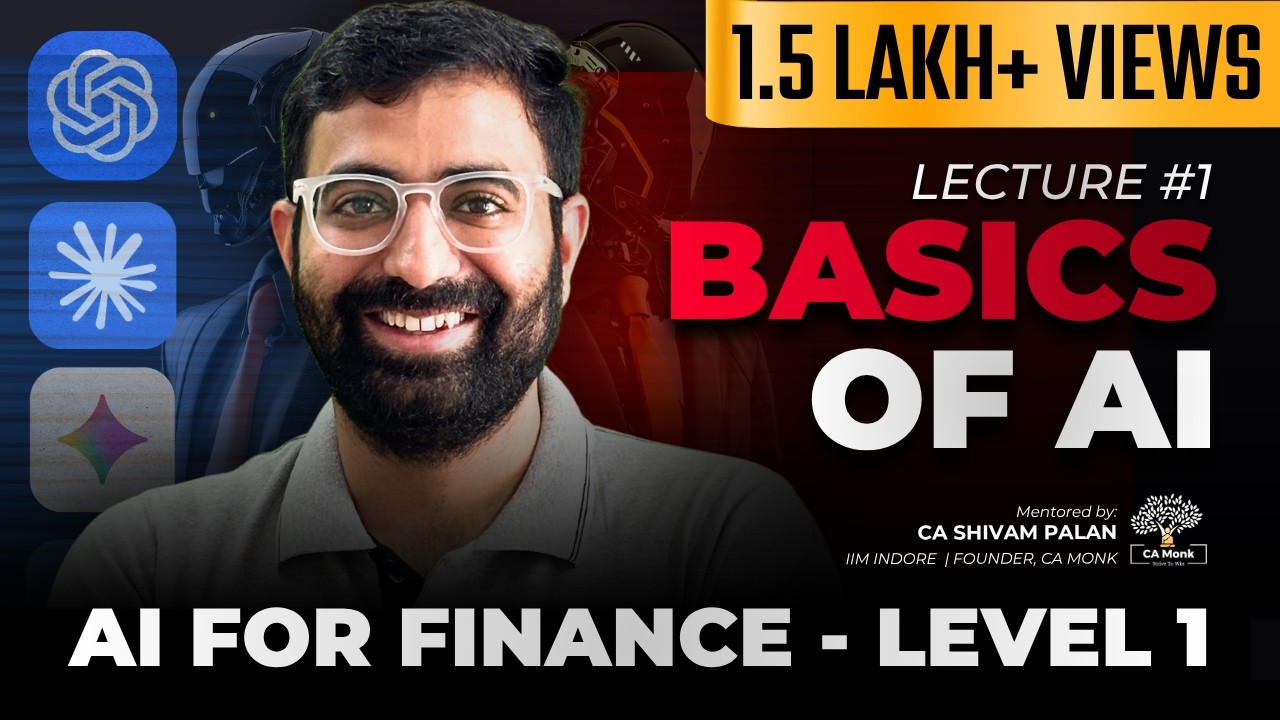 AI for Finance | FULL COURSE - Lecture 1 Basics of AI
