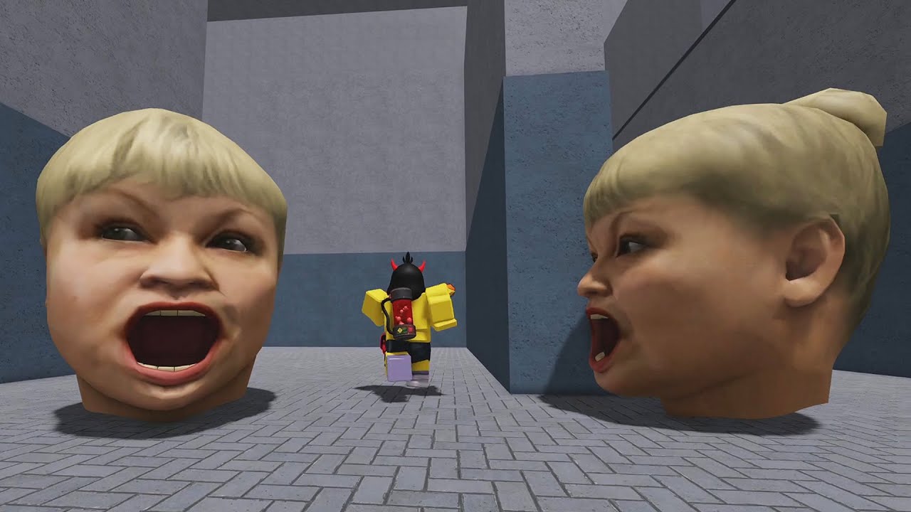 Escape Angry Head [Full Walkthrough] Roblox Gameplay