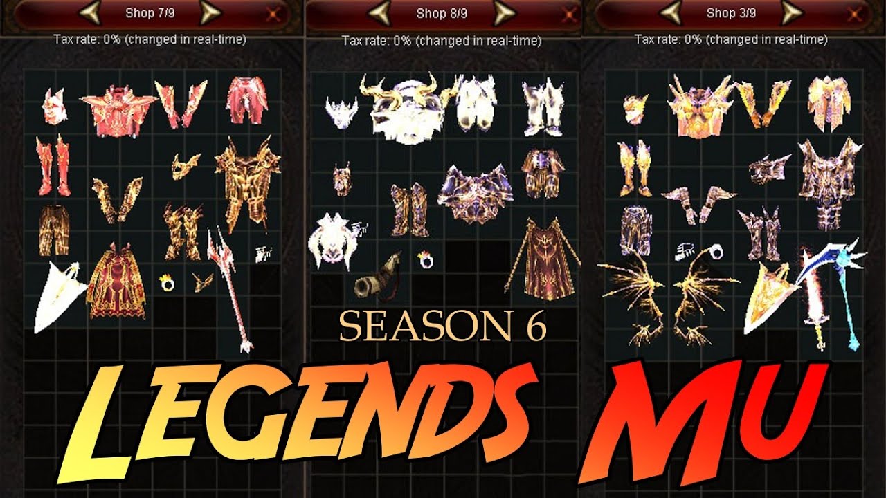 Legends Mu Season 6 ( Mid Fast Server ) | Mu Online PC