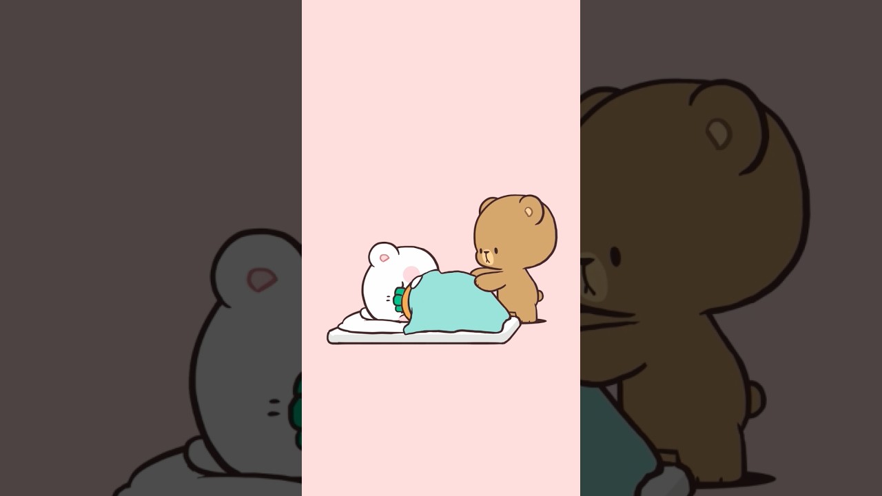 Morning booster ❤️#shorts #milkmocha #milkandmocha #milkmochabear #bears #animation #cuteanimation