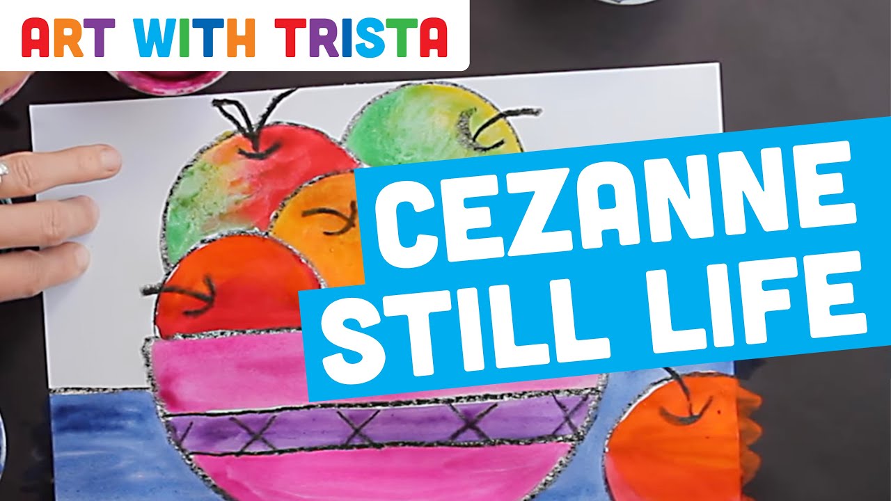 Paul Cezanne Inspired Still Life Step By Step Painting Tutorial - Art With Trista