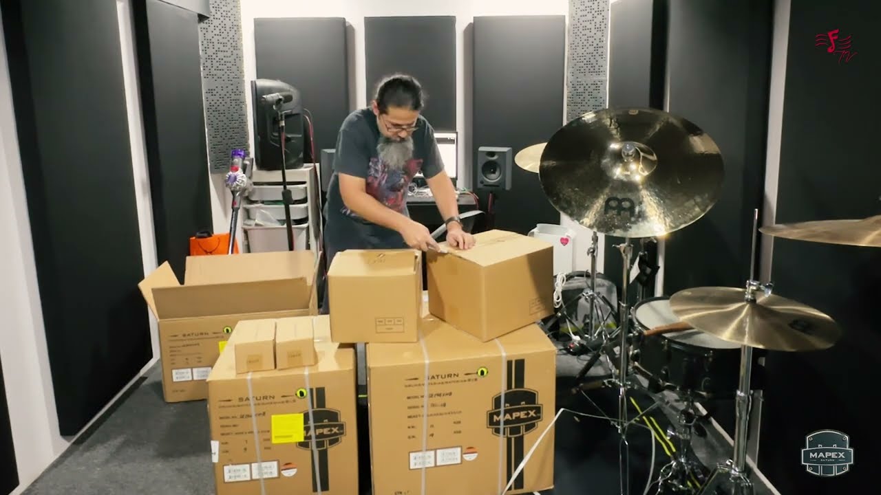 Unboxing my new drum kit