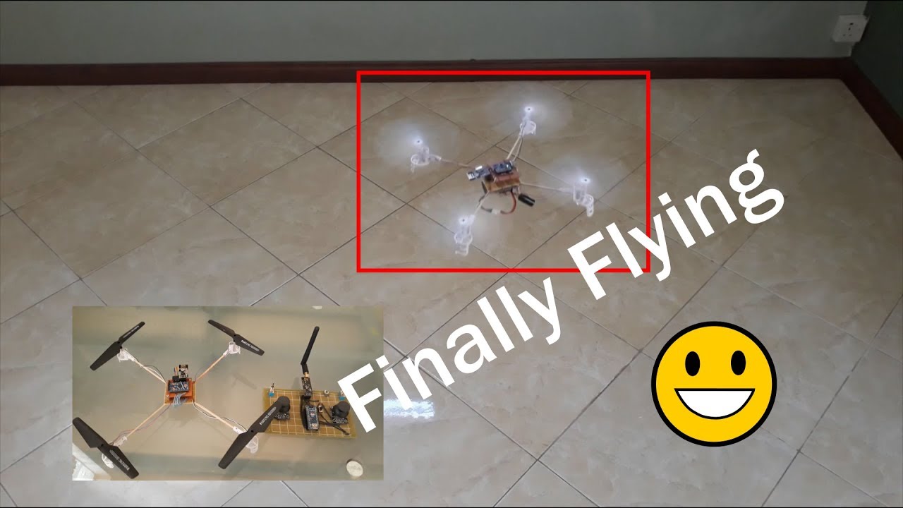 Homemade arduino drone FINALLY FLYING (Final)- Arduino based drone.
