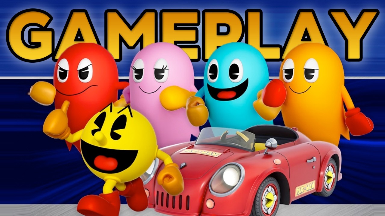 PAC-VILLAGE & MAZE DLC GAMEPLAY - Sonic Racing: CrossWorlds