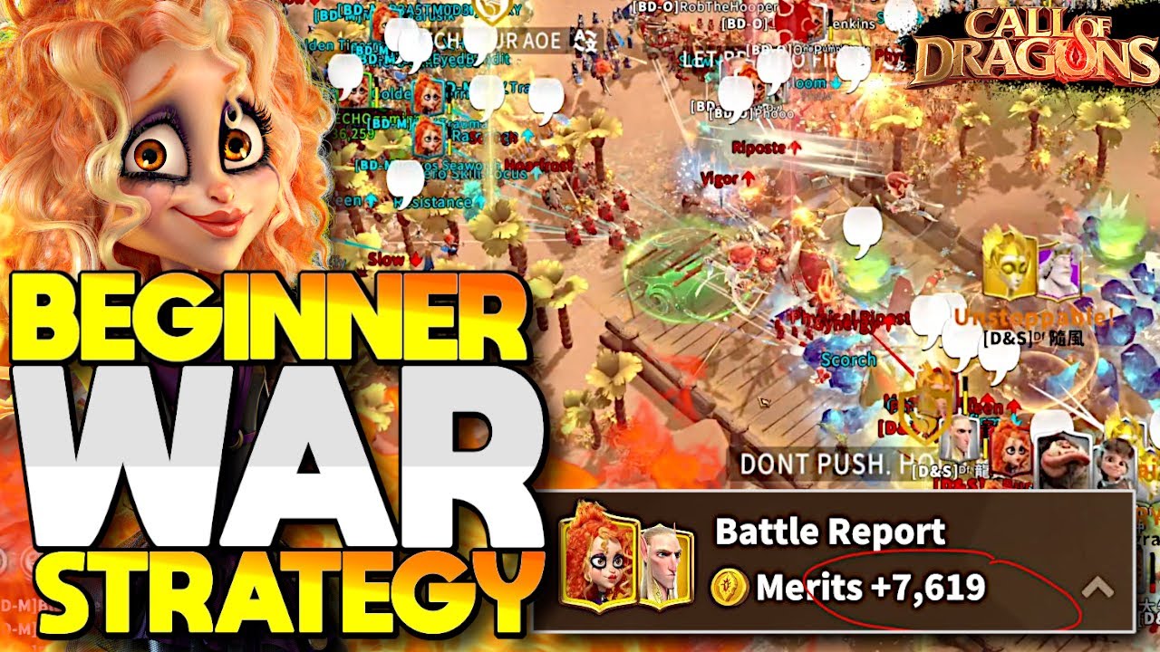 How to WAR with LOW POWER in Call of Dragons