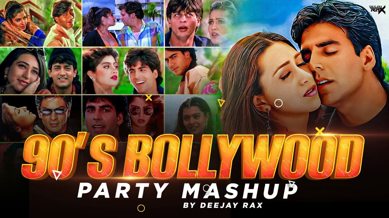 Nonstop 90s Bollywood Party Mashup - Deejay Rax | 90s Dance Mix 