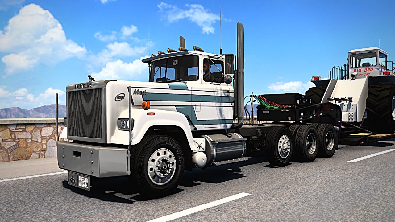 Mack Superliner - (New Free Mod!) - Overloaded Heavy Haul - American Truck Simulator ATS 4K Dieling