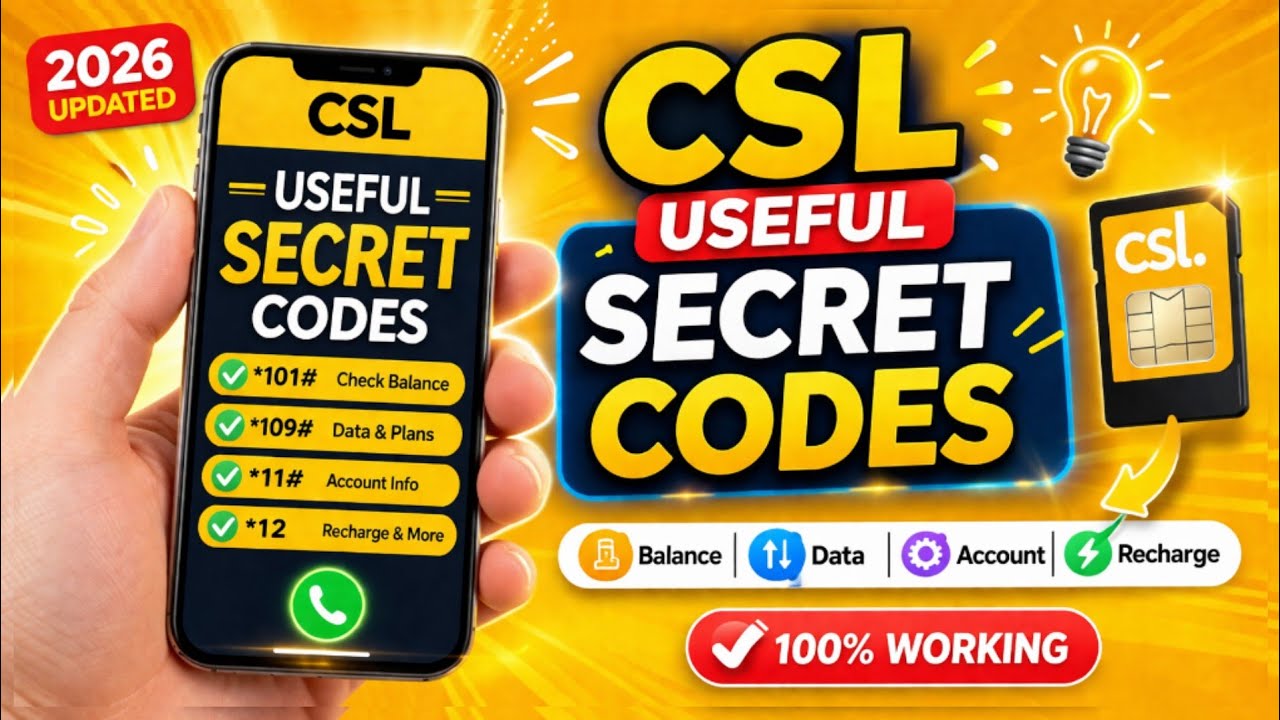 CSL Prepaid Hong Kong Secret Codes: Check Balance and Activate Data 2026