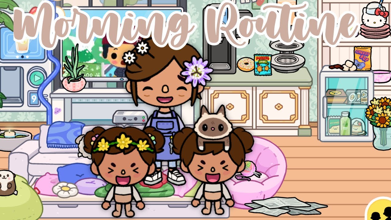 Single Mother's Morning Routine | Toca Boca | with voice | roleplay