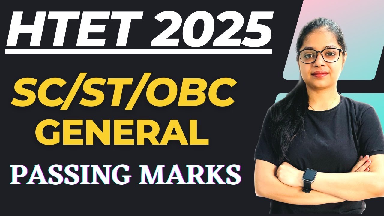 HTET 2025 CUTOFF | Passing Marks For SC / ST / OBC / General Category Students