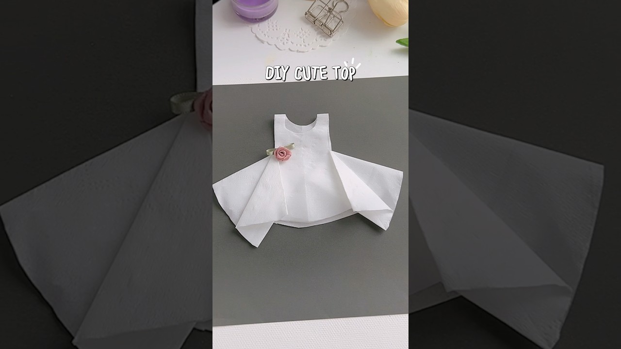 Easy DIY Cute Top Idea✂️✨#shorts #art #diy #muktaartandcraft #youtubeshortsfeature