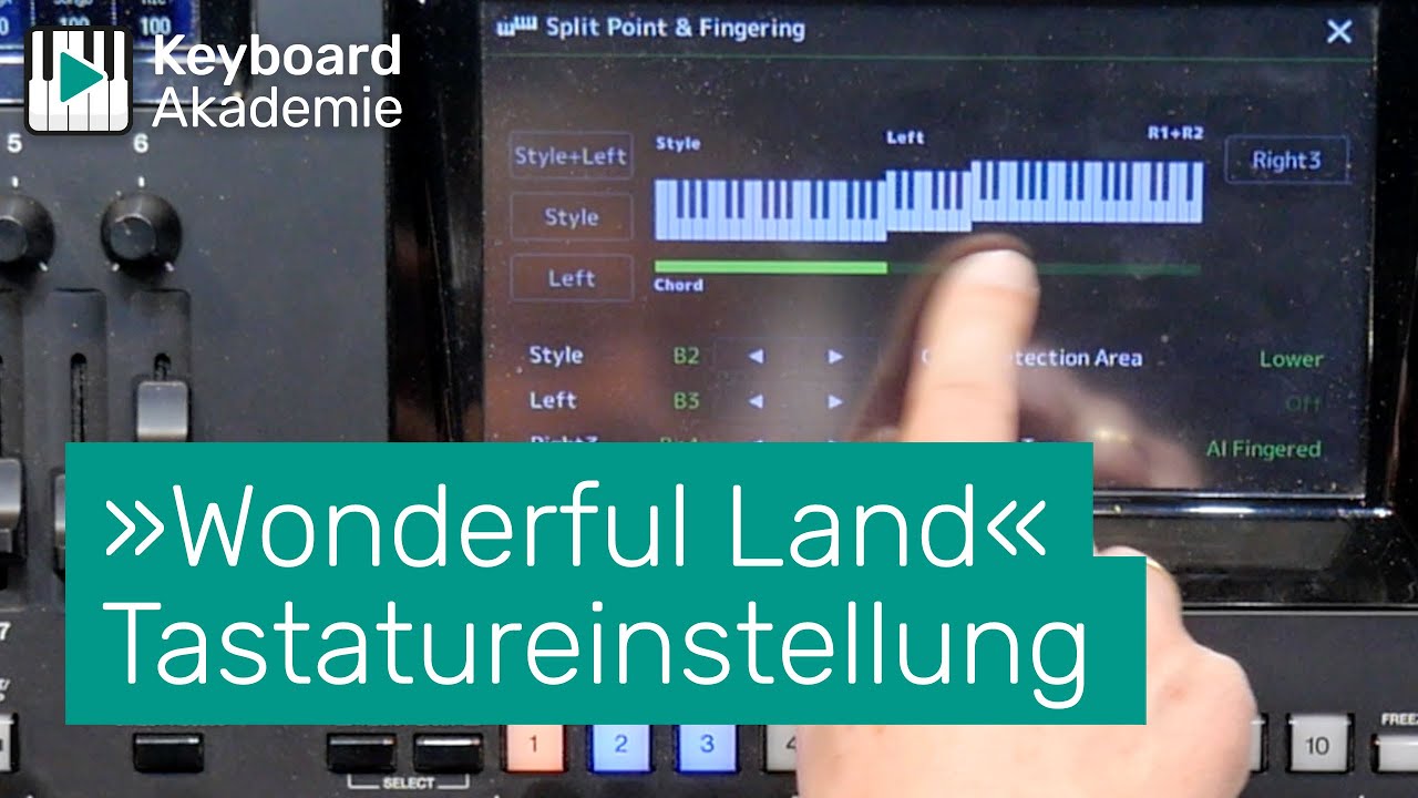 »Wonderful Land« Tastatureinstellung | Power-Tipp