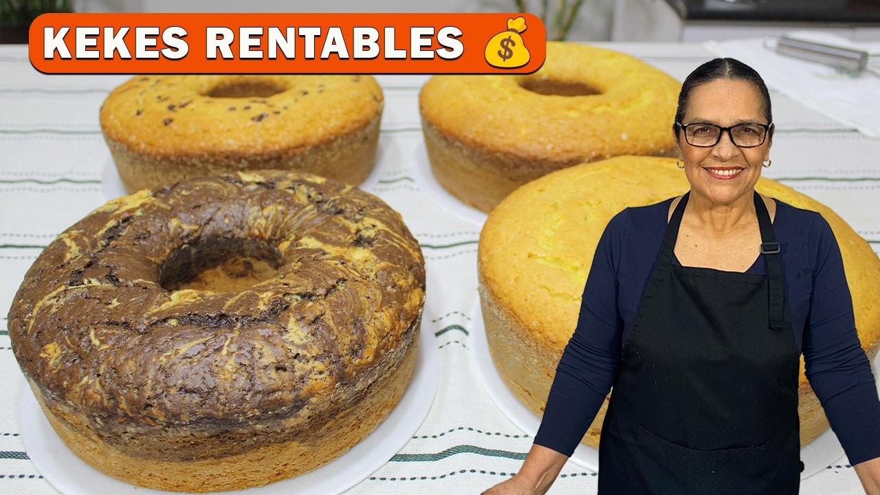 Los 10 KEKES que MÁS SE VENDEN 💵 | Ideas Rentables para tu Negocio de Repostería