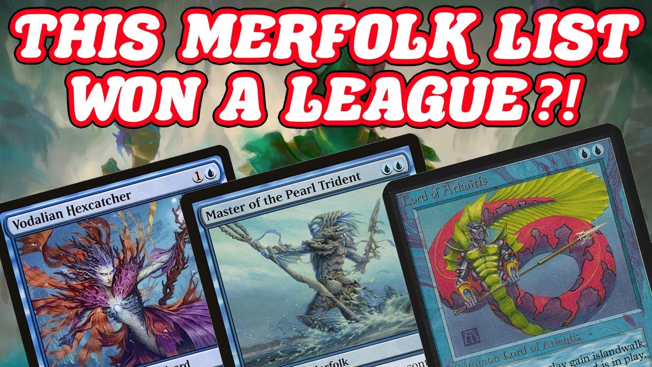 THIS MERFOLK LIST WON A LEAGUE?! Legacy Monoblue Kindred Fish Aggro Deck MTG