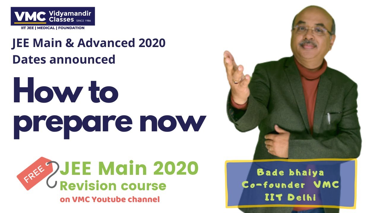 JEE Main 2020 dates announced! How to prepare now to get Top score