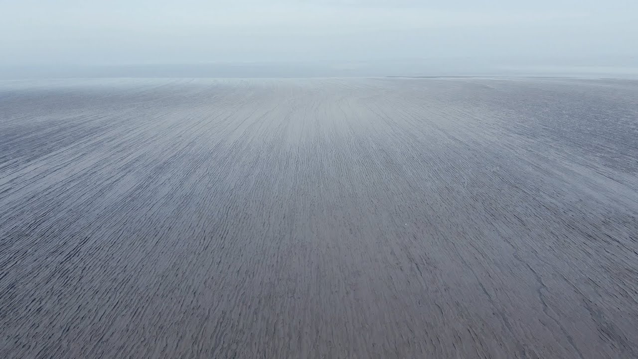 Bridgwater Bay and the Steart Peninsula 4k Drone footage