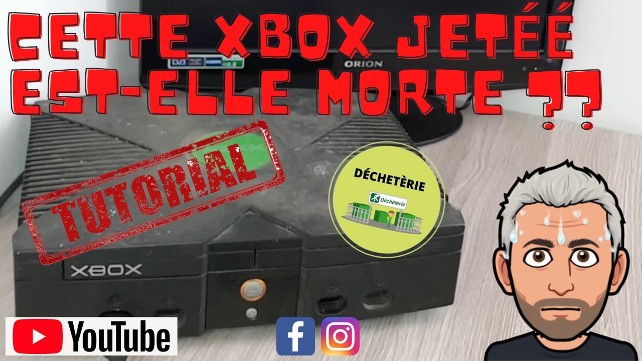 #126 - Cette Xbox (1ère gén) de déchèterie est elle morte ?? Peut-on tout réparer ?? (Partie 1)
