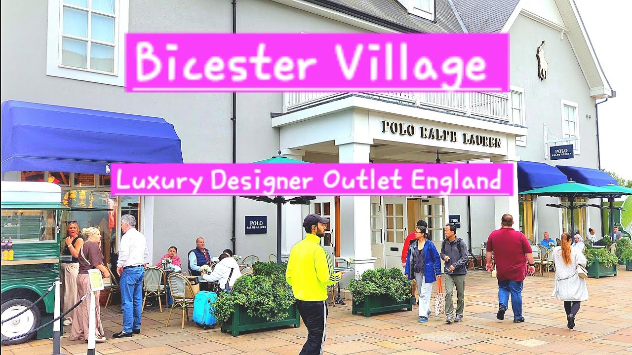 Bicester Village Luxury Designer Shopping outlet England 🏴󠁧󠁢󠁥󠁮󠁧󠁿 Walking Tour September 2025 4k 📹 