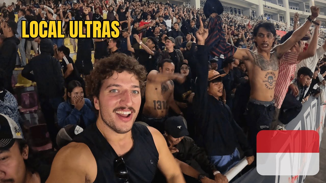 Local Ultra Fans Took Us to a Football Match in Indonesia… It Was CRAZY