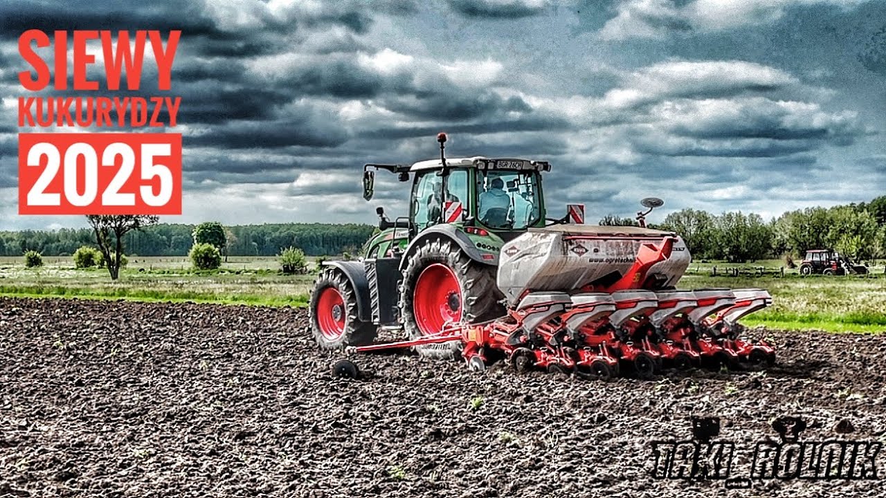🔥🌾SIEWY I UPRAWKI POD KUKURYDZĘ 2025🔥2x CASE🔥 FENDT 718🔥DUCIE OPOREM U GR.GRZYMKOWSCY🔥🌾