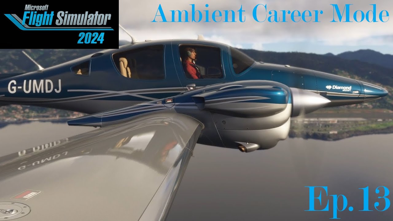 MSFS 2024 Career Mode – Episode 13 | Multi-Engine Rating Exam Flight (No Commentary)