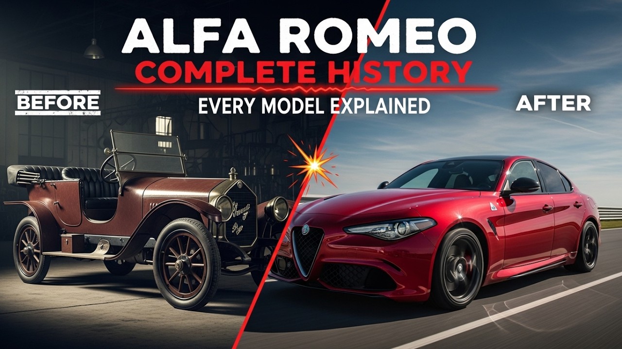 Every Alfa Romeo CAR Ever Made