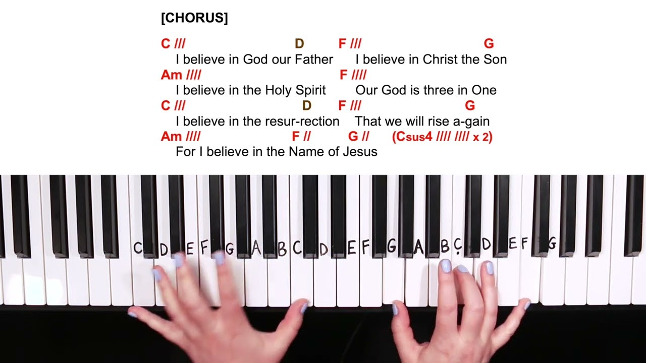 This I Believe - The Creed (4 Chords!) - COVER - Easy Play-Along in C | Part 2 #piano #cover #song