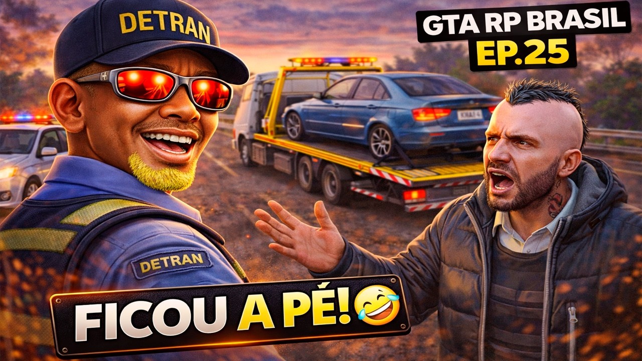 GTA RP BRASIL | EP.25 – IRRITEI ELE ATÉ PERDER TUDO! 😈🚨