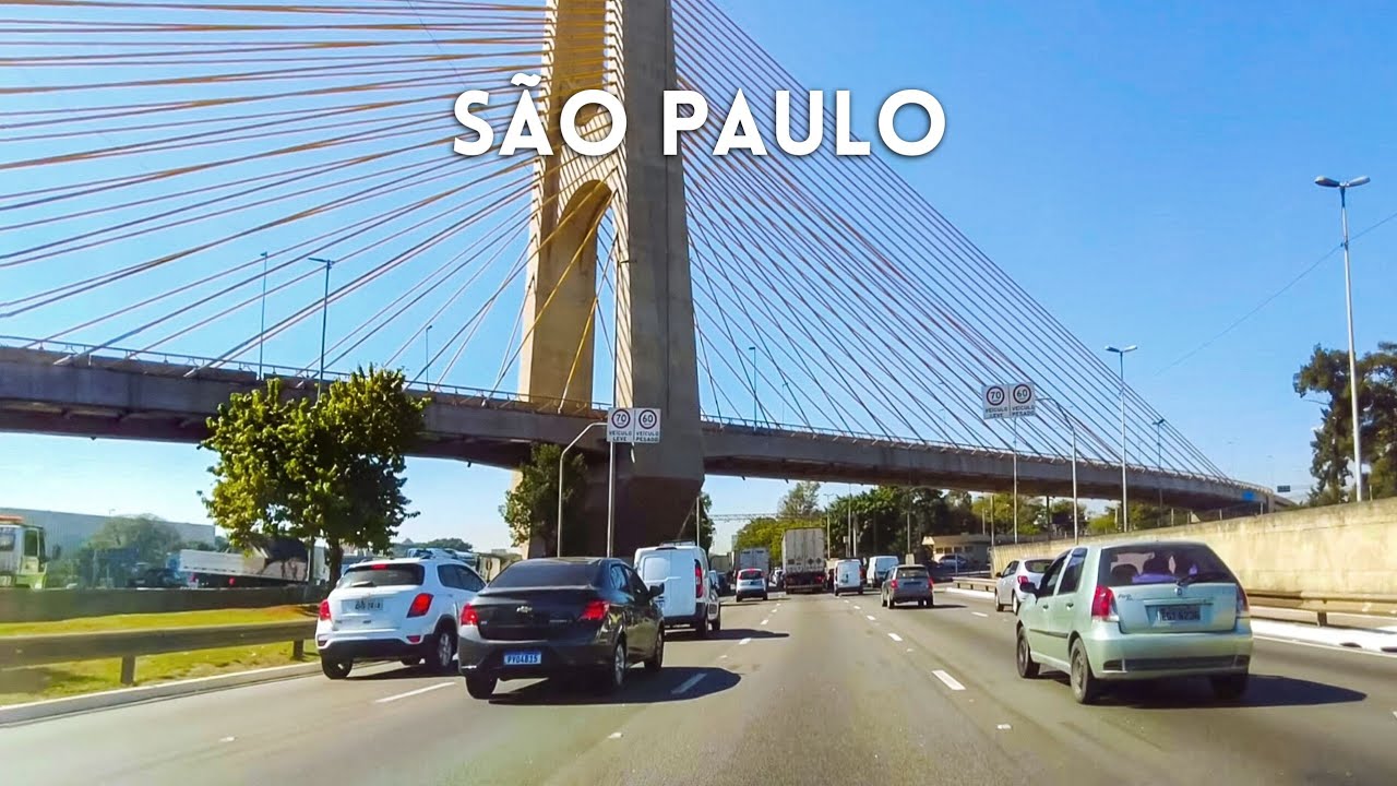 Marginal Tietê sentindo Ayrton Senna em São Paulo