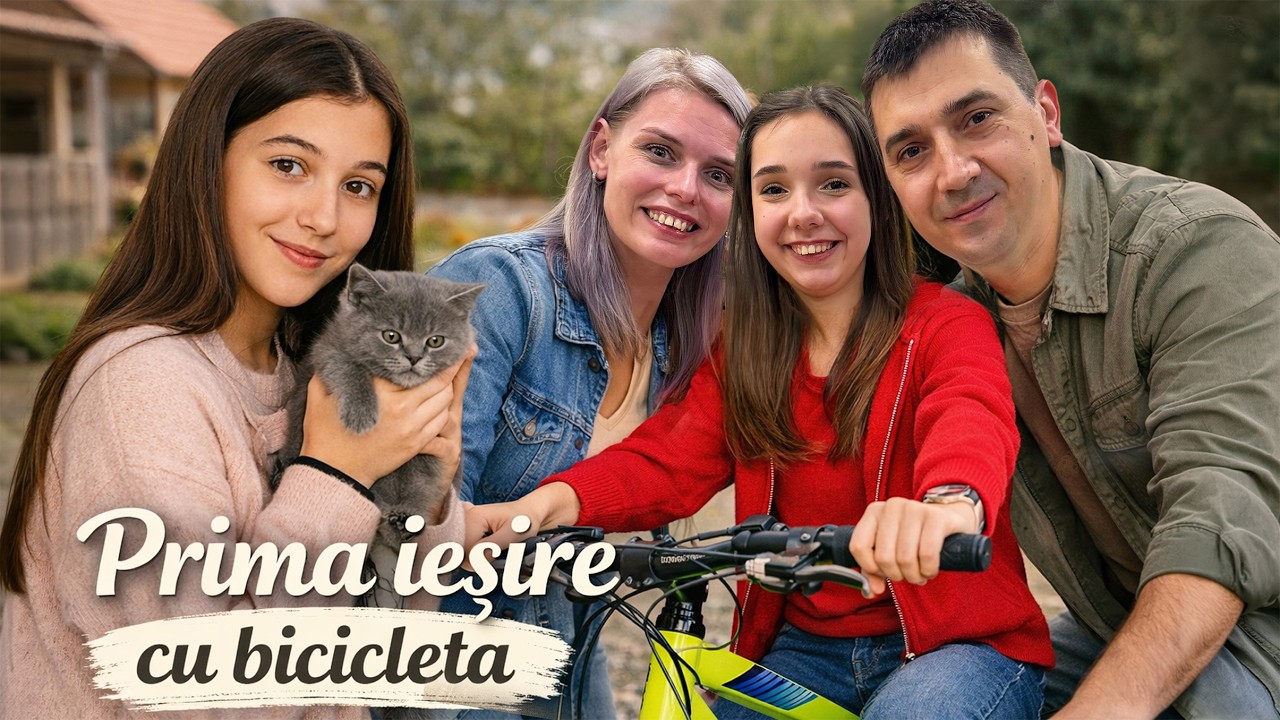 👎  AM CĂZUT?! 😱 Mara pe bicicletă după 3 ANI + Prima vizită la veterinar cu NEGRUȚ 🐈‍⬛