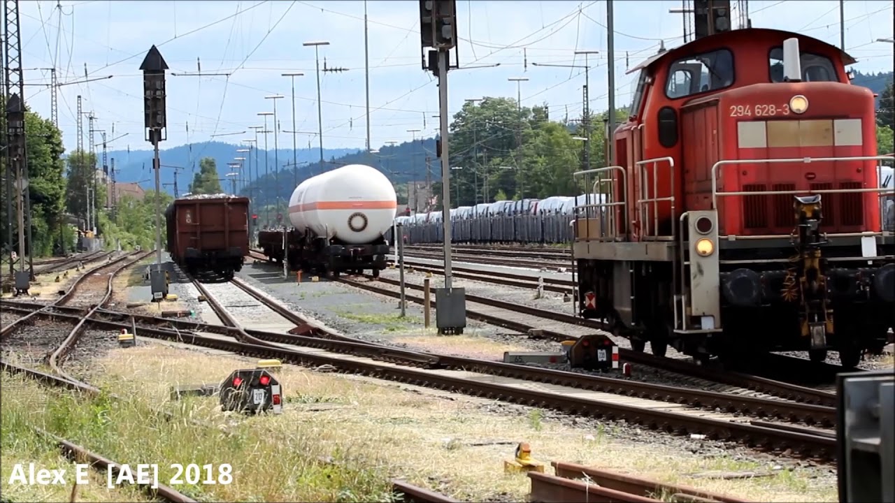 Rangierloks BR 290😉/294 - V90 in Aschaffenburg // German switching engines locos - Alex E
