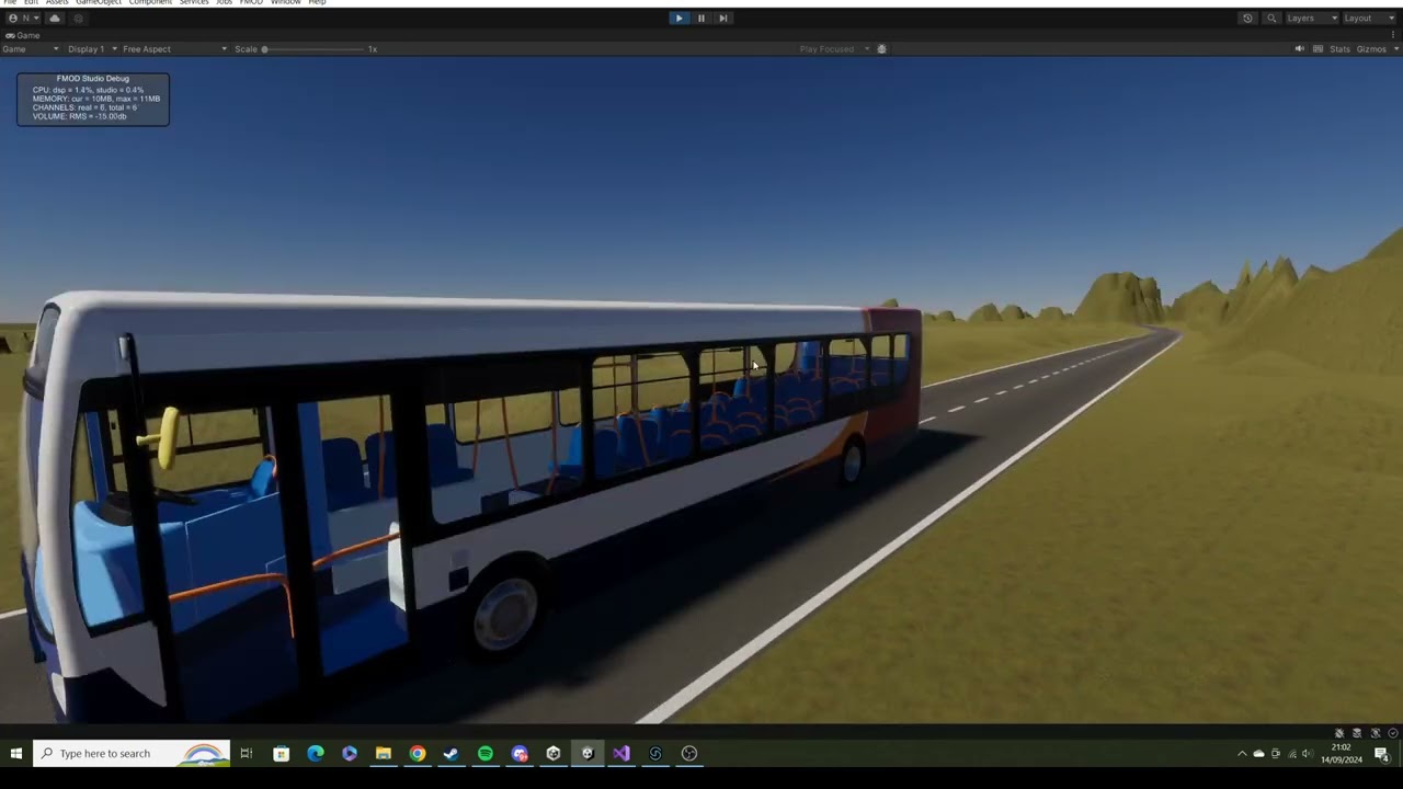 Unity Bus Project: Improved Dynamic Interior Sounds