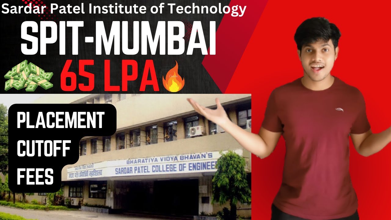 Sardar Patel Institute of Technology (SPIT) -  Mumbai | Placement 🔥|Cutoff | fees | #collegereview