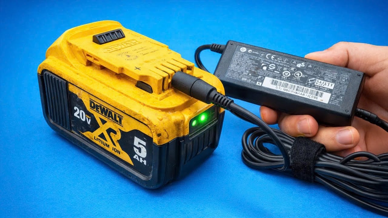 Используйте зарядное устройство для ноутбука и посмотрите, что произойдет!