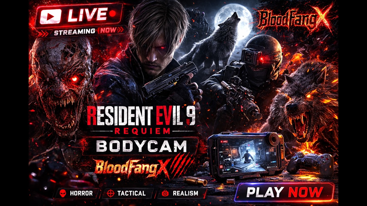 LIVE 🔴 Realistic FPS Gameplay | Bodycam | CS2 | RE9 Gaming