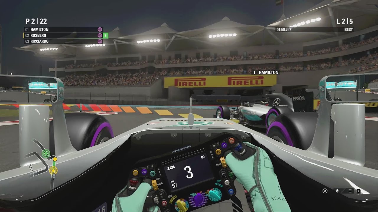 Игра F1 2016 — Нико Росберг — Гран-при Абу-Даби HD