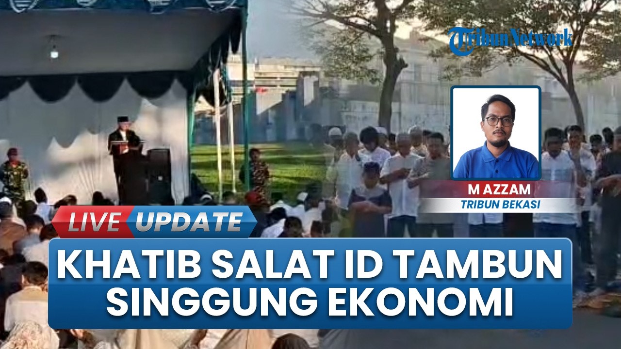 Pesan Khatib Salat Idul Fitri di Tambun, Ketua PP Muhammadiyah Singgung Kondisi Ekonomi