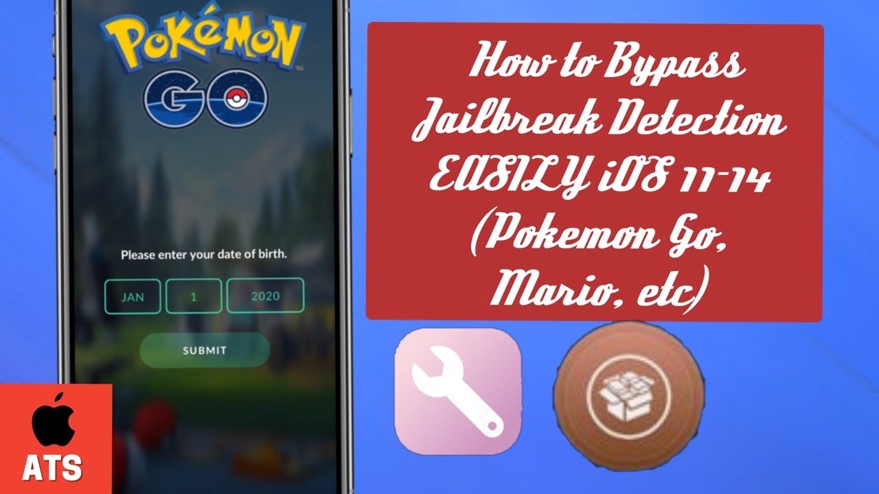 How to Bypass Jailbreak Detection EASILY iOS 11-14 (Pokemon Go, etc)
