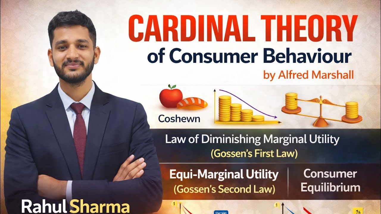 Cardinal Theory of Consumer Behaviour (Afraid Marshall)