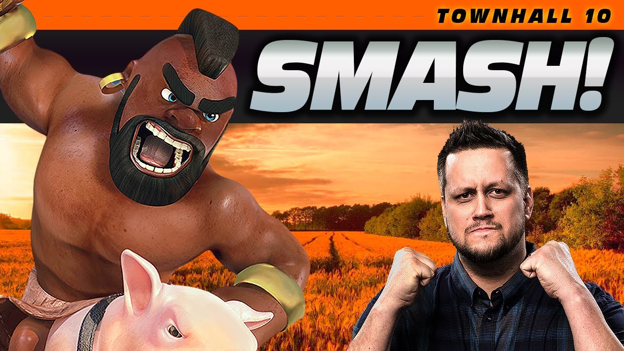 Clash of Clans: HOGS and HOLES - SMASHING ENEMY TH10s!