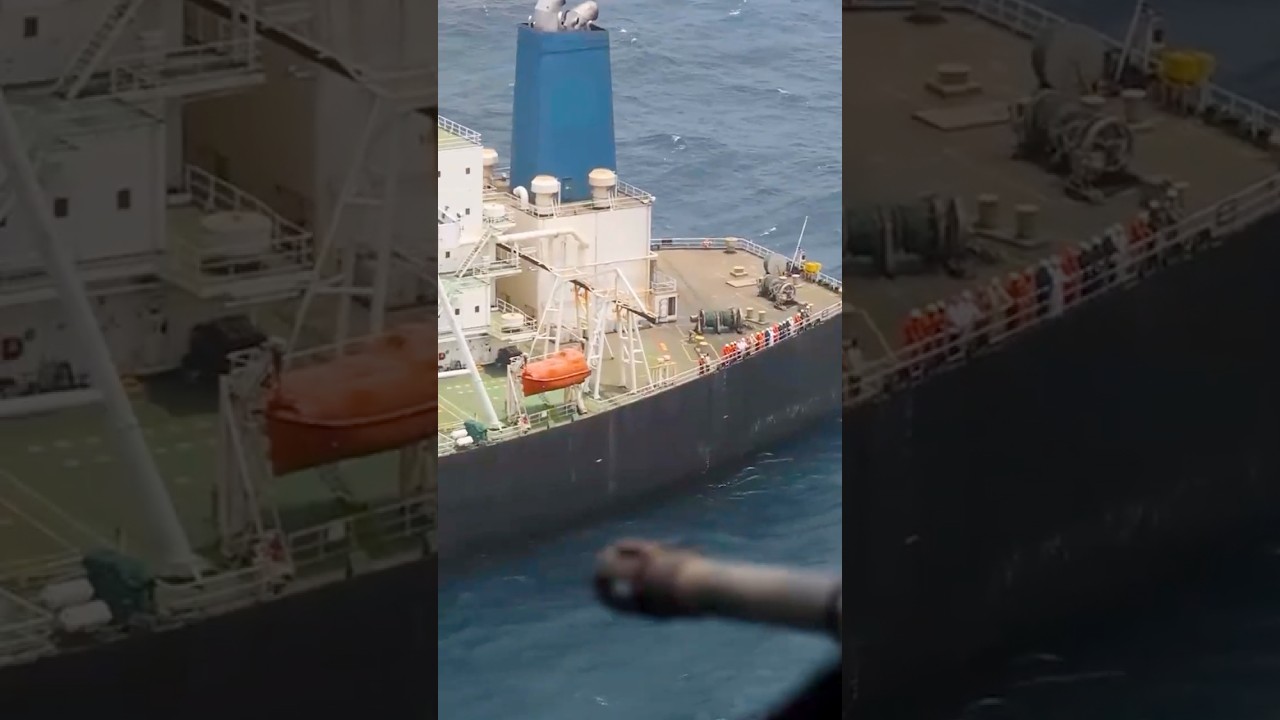 US Forces Board Ship Trying to Evade Iran Blockade