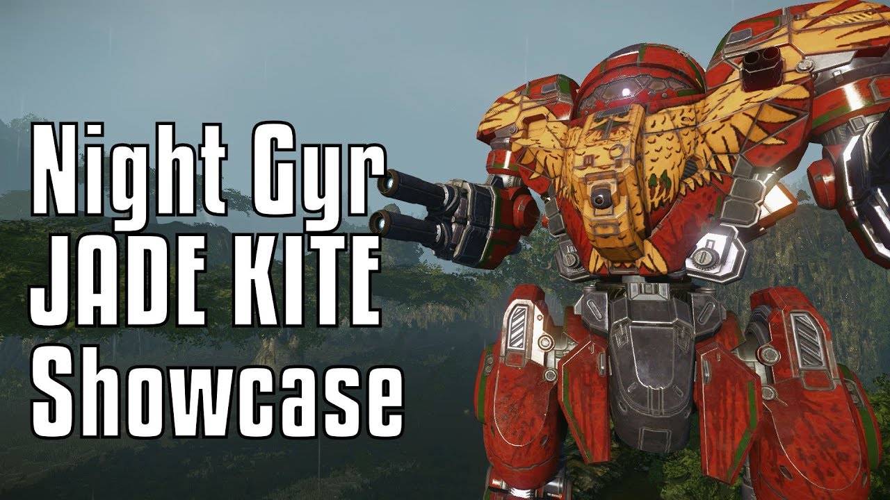 Night Gyr Jade Kite NTG-JK  Guide and Showcase - MechWarrior Online