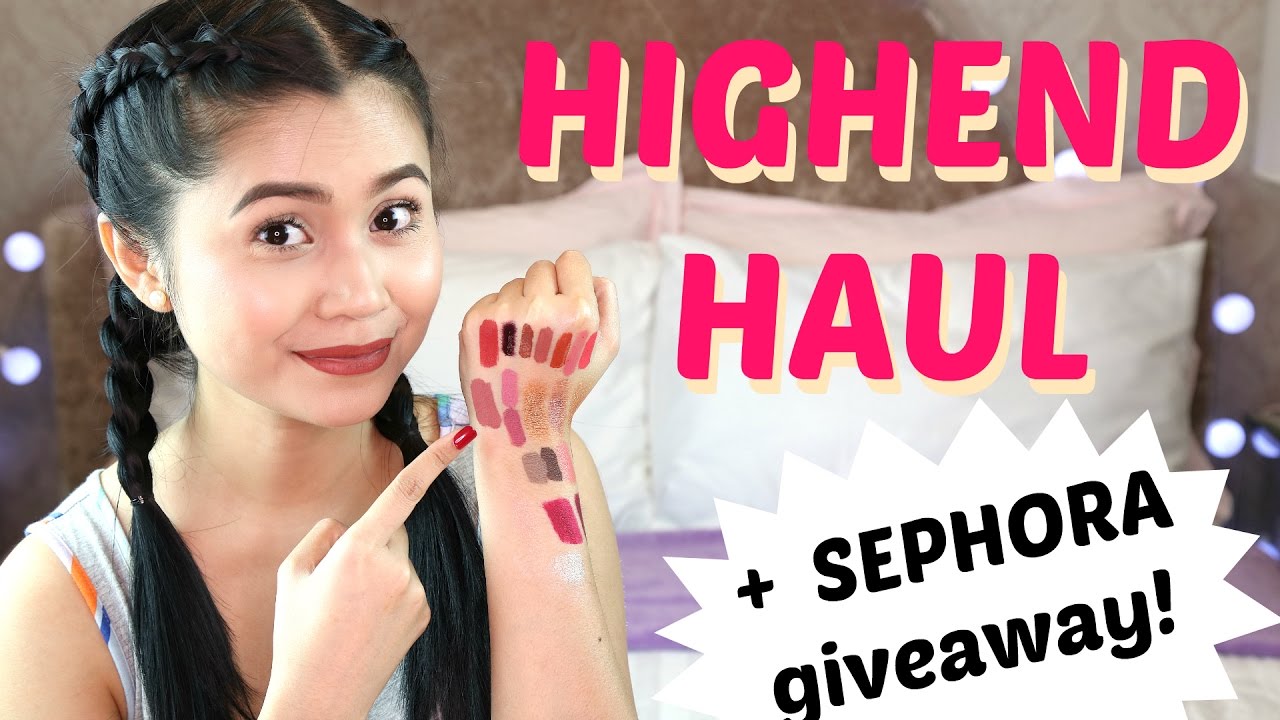 Highend Haul + SEPHORA GIVEAWAY | Anna Cay ♥