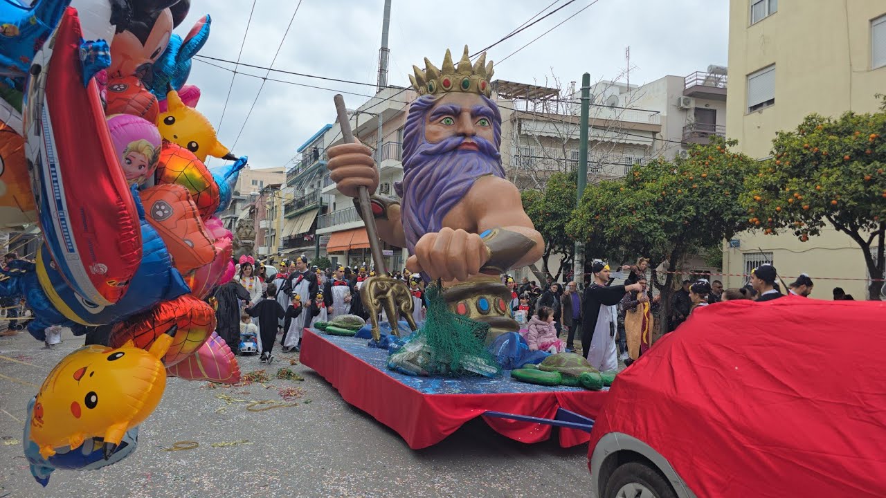Greece Carnival Explosion - A Storm of Color & Freedom #اكسبلور فيديو كرنفال في اليونان 🇬🇷