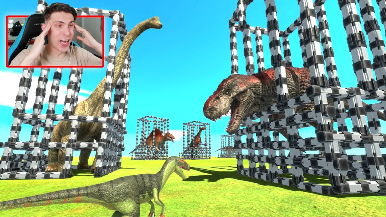 QUÉ DINOSAURIO SALVARÁ A LOS OTRO DINOSAURIOS? - ANIMAL REVOLT BATTLE SIMULATOR