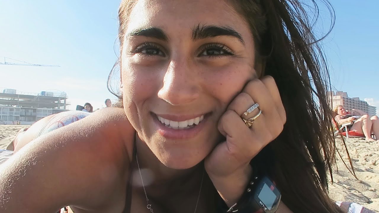 BACK AT THE BEACH!!