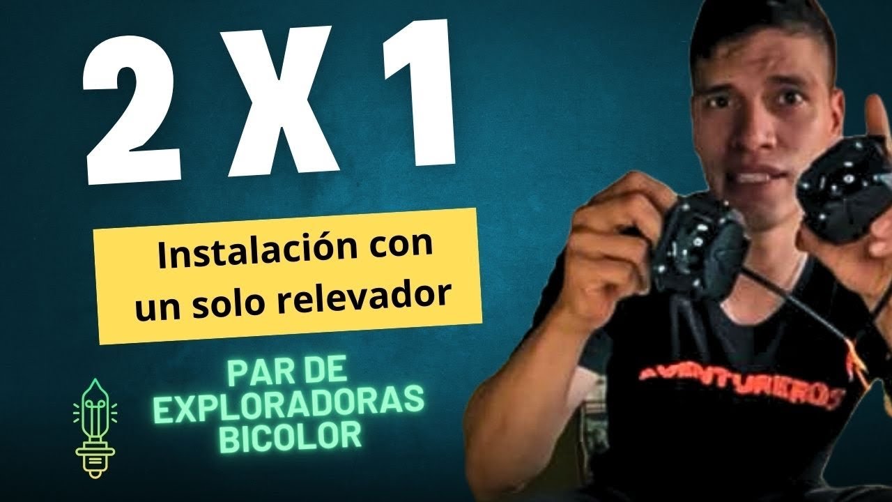 Como instalar Exploradoras a un vehículo con un solo relevador #Aventureros EP 3