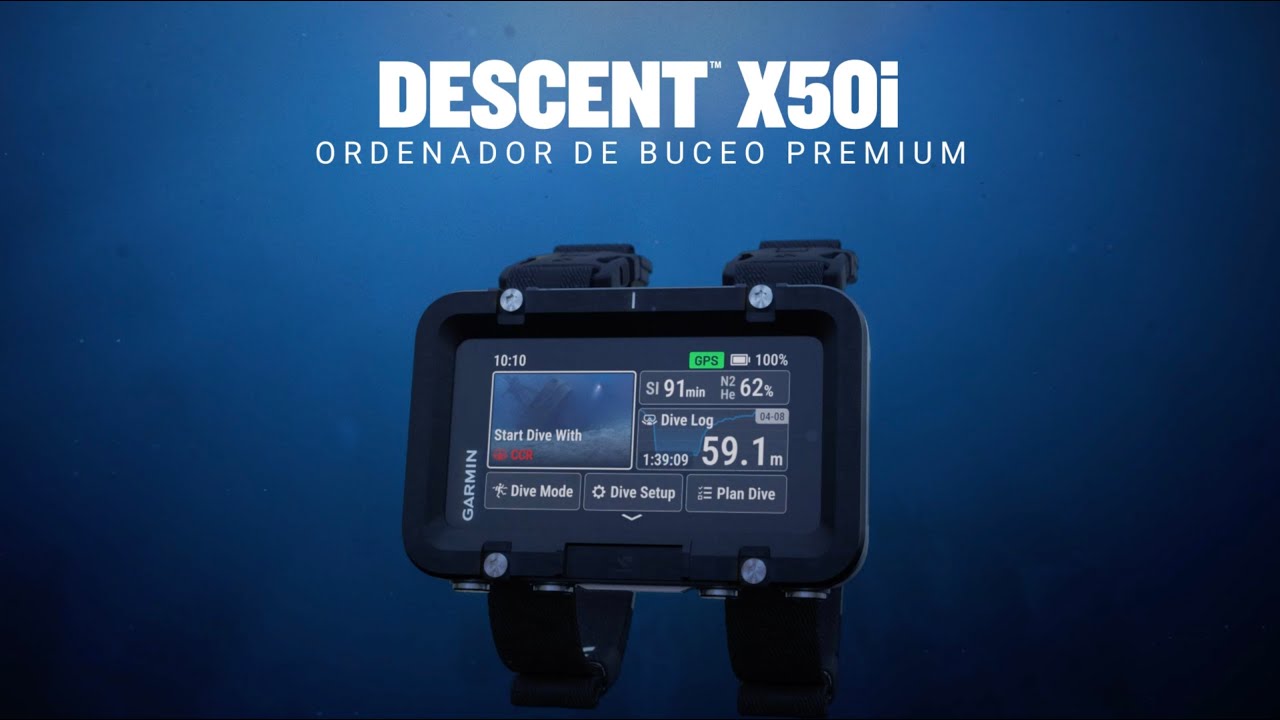 Garmin | Descent X50i | Computadora de buceo premium